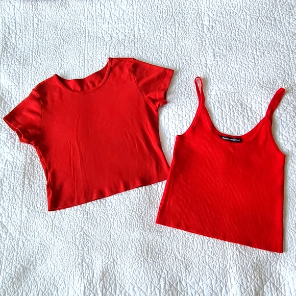 Red Tank & Red T-Shirt - Picture 1 of 4